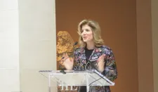 Caroline Kennedy celebrates Rei Kawakubo at the press preview